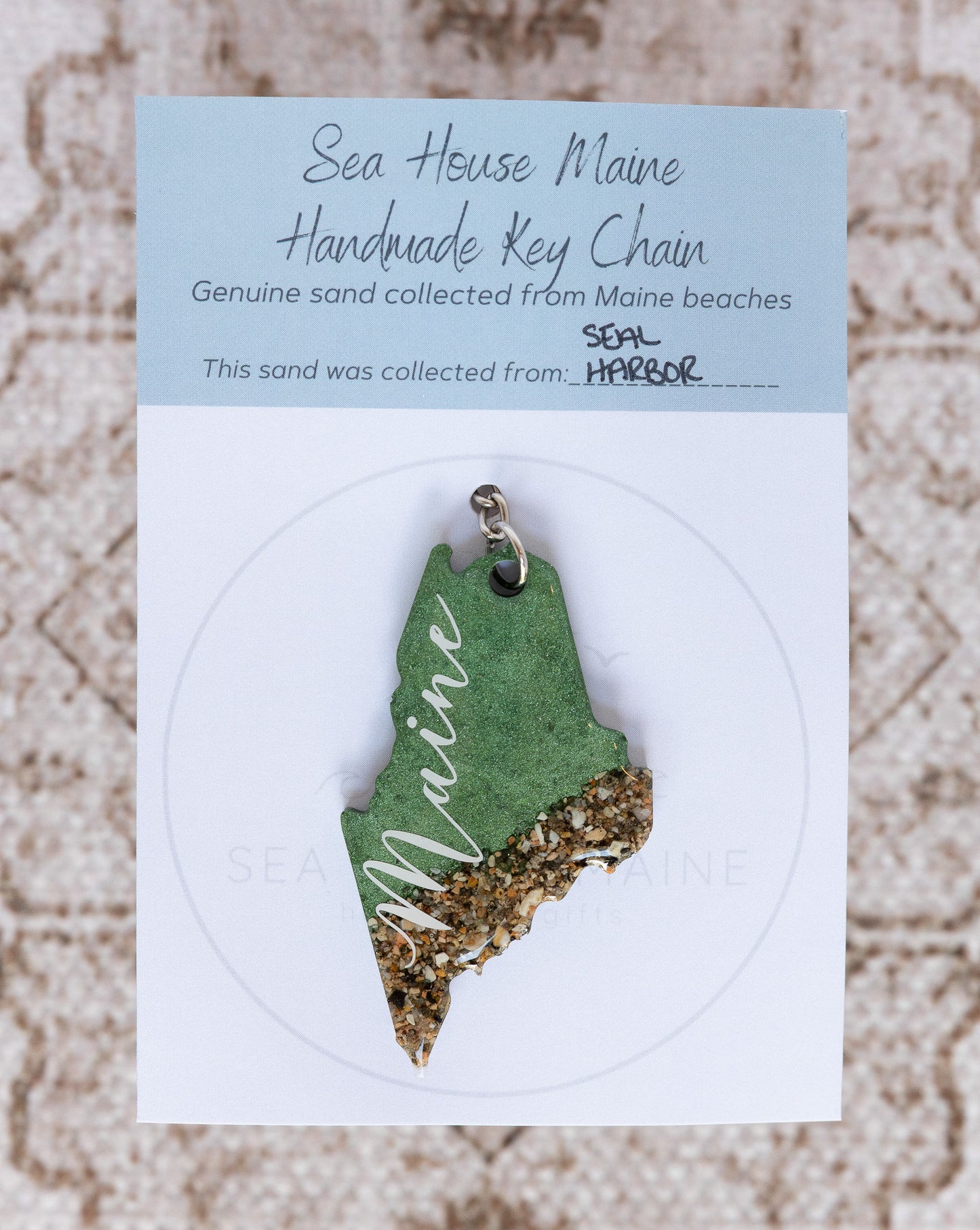 maine.Love Original Sand Keychain