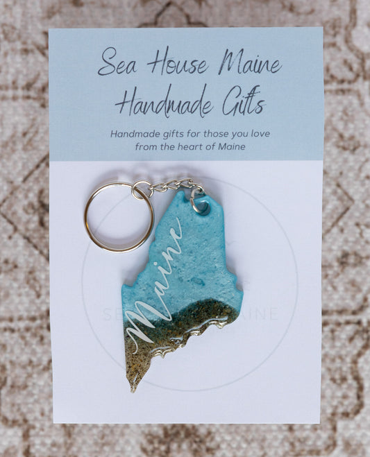 maine.Love Original Sand Keychain